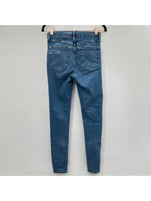 Topshop High-Waisted Skinny Jeans Size 25 thumbnail 4