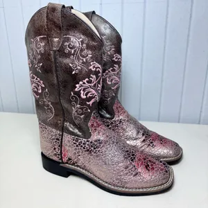 Shyanne Faux Leather Western‎ Boots - Square Toe size Size 5 thumbnail 1
