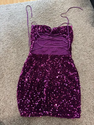 Lucy in the Sky Sequin Dress Pink thumbnail 2
