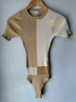 Free People Block Party Ribbed Bodysuit thumbnail 2
