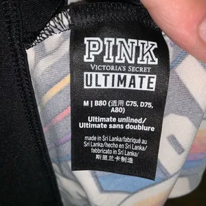 Victoria’s Secret Pink Ultimate rainbow M yoga sporty bra thumbnail 3