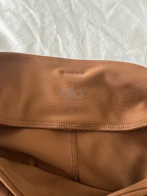 Alo brown belt leggings size xs thumbnail 8