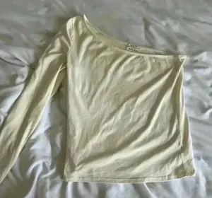 COPY - White one sleeved top thumbnail 1