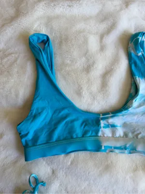 Dippin Daisy’s Swimwear Blue Tie Dye Size Small thumbnail 2