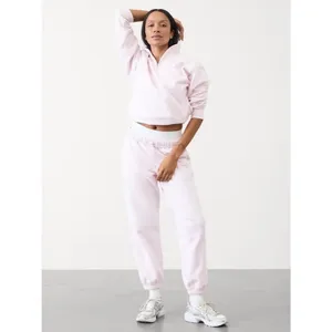 Athleta L Forever Fleece Jogger Shell Pink Large thumbnail 2