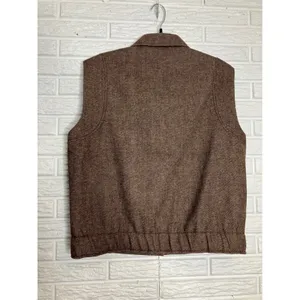 Loft brown Relaxed vest jacket women's size medium dark academia trendy‎ thumbnail 8