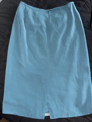 Kasper Teal Blazer Skirt Set thumbnail 8