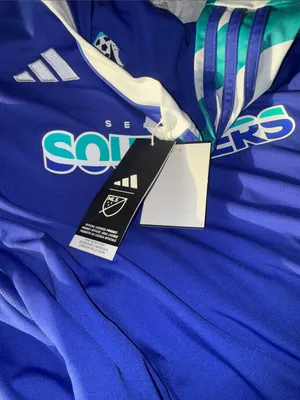 NWT $110 Adidas Seattle Unisex Sounders FC 2025 Archive Jersey XL thumbnail 9