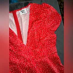 Princess Polly The Sting Mini Dress in Red Size 10 thumbnail 8