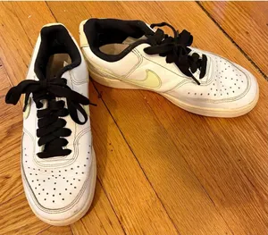 Nike Court Vision Low Women's White Barely Volt Sneakers Trainers Streetwear 7 thumbnail 1