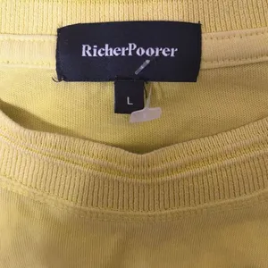 ✨Richer Poorer Long Sleeve Neon Yellow Sz Large Tee✨ thumbnail 4
