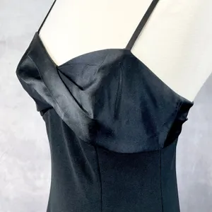 DB Studio Maxi Dress Women Size 4 High Slit Twist Front Formal Prom Gala Y2K 90s thumbnail 4