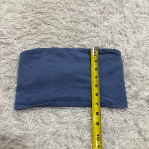 Aerie Tube‎ Top Acid Wash Blue Size Small thumbnail 5