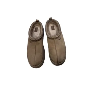 UGG Tazz Mustard Seed Size 12 Platform Slippers - Beige Pre-Owned thumbnail 3