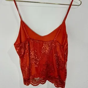 🆕 Heart Hips Rust Colored Lace Tank thumbnail 7