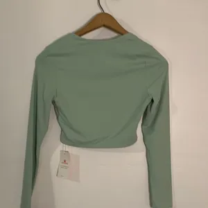 CRZ YOGA Mint Green Square Neck Bodysuit thumbnail 3
