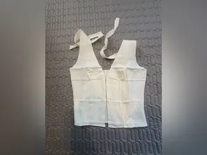 Y2K style White Halter Corset Top - Women's Stylish Bustier thumbnail 6