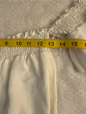 Amanda Uprichard white Off-Shoulder Smocked Mini Dress thumbnail 3