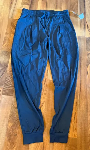 Mono B Joggers Womens Size M Navy Blue New NWT RK010 Athletic Activewear‎ Pants thumbnail 1