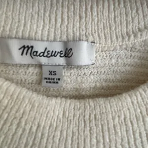 Madewell Women's Cream Crew Neck Long Sleeves Pullover Sweater Size XS‎ thumbnail 5
