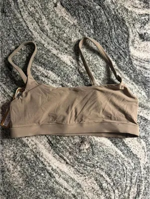 SKIMS Fits Everybody Scoop Bralette Truffle XS Buttery Soft Stretch NWT thumbnail 4