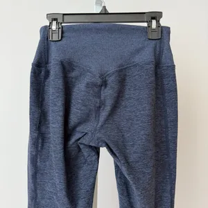 Alo Yoga sz XS High Waist Alosoft Lounge Leggings Navy Blue Heather Athleisure‎ thumbnail 7
