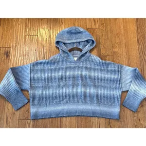 Offline by aerie ribbed ombre cropped blue sweater size xl thumbnail 7