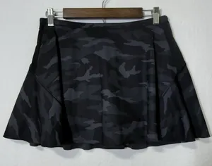 Athleta Black Camo Match Point Skort Women's Size S Pickleball Tennis Golf Gym thumbnail 1