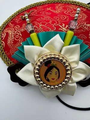 Disney Parks Princess Mulan Elastic Headband Hair Accessory Adult One Size OSFM thumbnail 2