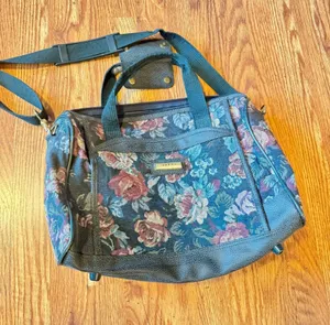 Vintage Tapestry Bag Blue thumbnail 1