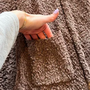 Pink Lily Long brown cardigan thumbnail 3