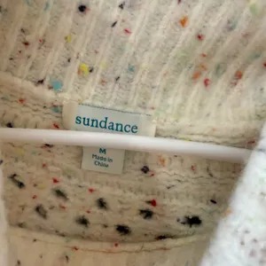 Sundance Womens‎ Cream Multi Confetti Rainbow Knit Oversized Cowl Neck Sweater M thumbnail 4