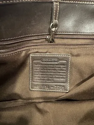 Coach Tote Bag Shoulder Signature brown thumbnail 4
