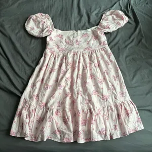 Altar’d State Pink Floral Babydoll Dress thumbnail 1