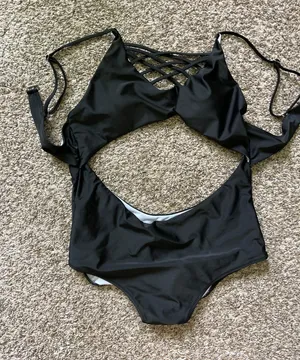 Bathing Suit Black Size XL thumbnail 1