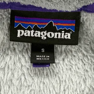 Patagonia Fleece Re-Tool Snap-T Pullover Gray Purple Polartec‎ Thermal Pro S thumbnail 4