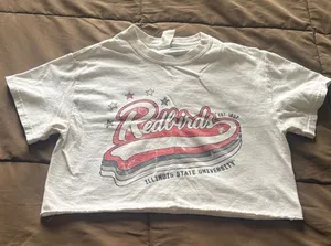 Gildan Illinois State University Redbirds Crop Top thumbnail 1