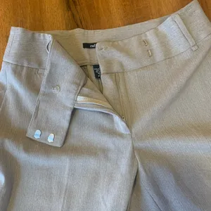 Rafaella Trousers 8 Elegant Beige Wide Leg Pants Business Casual Office thumbnail 3
