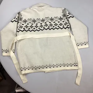 Shein Thick Warm Nordic Design Open Front Cardigan Sweater NWOT thumbnail 2