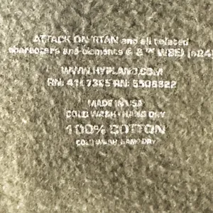 HYPLAND Attack on Titan Army Green Graphic Hoodie Size Small thumbnail 6