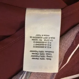 Aritzia Wilfred Jess’s wrap dress large maroon thumbnail 7