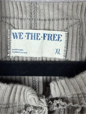 Free People We The Free Green It’s On Cardi Ribbed Button Down Cardigan thumbnail 3