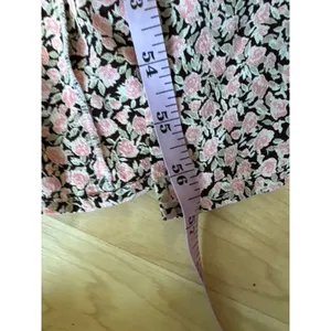 For Love & Lemons Hailey Pink Floral Print Maxi Dress Size‎ Small Slits thumbnail 7