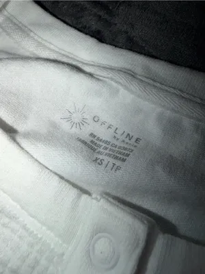 Aerie Offline Wow! Waffle Henley T-Shirt in White Size XS New with tags thumbnail 11