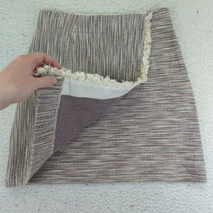 Maeve Anthropologie Tweed Mini Skirt Fringe Hem Multicolor Size 4 NWT‎ Boho thumbnail 3
