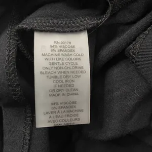 Elie Tahari Mock Neck Top Womens Large Black Ruched Zip Back Noir Minimalist New thumbnail 10