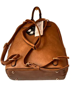 Emperia Vegan Leather Convertible Crossbody Backpack thumbnail 3