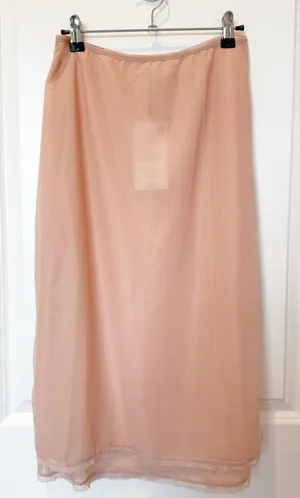 Zara Pink Lace Fairy Midi Skirt Small Sheer Romantic Feminine Ethereal Dainty thumbnail 1