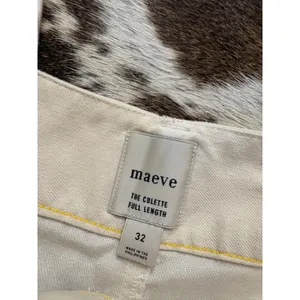 Anthropologie Maeve Colette Full Length Wide Leg Pants White Size 32 thumbnail 4
