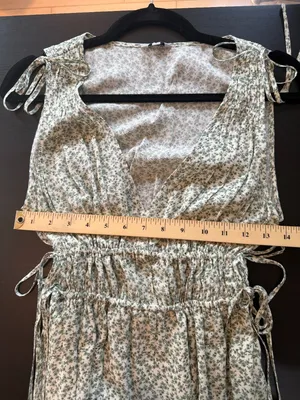 Rails Constantine Midi Dress In Green Garden Tie Details Size Small thumbnail 10